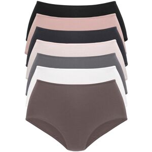 Taillenslip VIVANCE, Damen, Gr. 36/38, bunt (braun, weiß, grau, puder, schwarz, rosa), Single Jersey, Obermaterial: 95% Baumwolle, 5% Elasthan, unifarben, bequem, Unterhosen Taillenslip, in frischen und gedeckten Farben Taillenslip VIVANCE, Damen, Gr. 36/38, bunt (braun, weiß, grau, puder, schwarz, rosa), Single Jersey, Obermaterial: 95% Baumwolle, 5% Elasthan, unifarben, bequem, Unterhosen Taillenslip, in frischen und gedeckten Farben