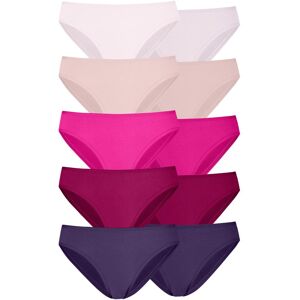 Bikinislip PETITE FLEUR, Damen, Gr. 32/34, lila (beere), Single Jersey, Obermaterial: 95% Baumwolle, 5% Elasthan, unifarben, körpernah, Unterhosen Bikinislip, aus elastischer Baumwolle Bikinislip PETITE FLEUR, Damen, Gr. 32/34, lila (beere), Single Jersey, Obermaterial: 95% Baumwolle, 5% Elasthan, unifarben, körpernah, Unterhosen Bikinislip, aus elastischer Baumwolle