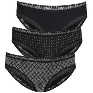 Bikinislip LASCANA, Damen, Gr. 44/46, schwarz, Jersey, Obermaterial: 95% Baumwolle, 5% Elasthan. Spitze: 90% Polyamid, 10% Elasthan, bedruckt, unifarben, körpernah, Unterhosen Bikinislip, aus elastischer Baumwolle mit weicher Spitze Bikinislip LASCANA, Damen, Gr. 44/46, schwarz, Jersey, Obermaterial: 95% Baumwolle, 5% Elasthan. Spitze: 90% Polyamid, 10% Elasthan, bedruckt, unifarben, körpernah, Unterhosen Bikinislip, aus elastischer Baumwolle mit weicher Spitze