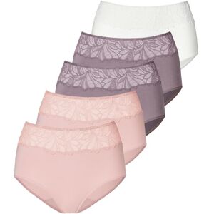 Taillenslip VIVANCE, Damen, Gr. 48/50, rosa (rosé, taupe, creme), Jersey, Obermaterial: 95% Baumwolle, 5% Elasthan. Spitze: 90% Polyamid, 10% Elasthan, unifarben, körpernah, Unterhosen Taillenslip, aus elastischer Baumwoll-Qualität Taillenslip VIVANCE, Damen, Gr. 48/50, rosa (rosé, taupe, creme), Jersey, Obermaterial: 95% Baumwolle, 5% Elasthan. Spitze: 90% Polyamid, 10% Elasthan, unifarben, körpernah, Unterhosen Taillenslip, aus elastischer Baumwoll-Qualität