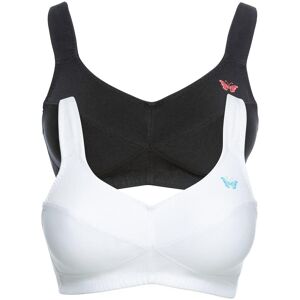 Büstenhebe BONPRIX, Damen, Gr. 80, Cup C, weiss (weiß, schwarz), Obermaterial: 95% Baumwolle, 5% Elasthan. Futter: 100% Baumwolle, unifarben, BHs Büstenhebe, breite, gepolsterte Träger, bügelos, mit Haken & Ösen Verschluss Büstenhebe BONPRIX, Damen, Gr. 80, Cup C, weiss (weiß, schwarz), Obermaterial: 95% Baumwolle, 5% Elasthan. Futter: 100% Baumwolle, unifarben, BHs Büstenhebe, breite, gepolsterte Träger, bügelos, mit Haken & Ösen Verschluss