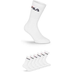 Tennissocken FILA "UNISEX CREW TENNIS FULL TERRY SOCKS", Damen, Gr. 43-46, weiss (6x weiß), Baumwollmischung, uni, elastisch, Socken Tennissocken, Sportsocken, flache Zehennaht Tennissocken FILA "UNISEX CREW TENNIS FULL TERRY SOCKS", Damen, Gr. 43-46, weiss (6x weiß), Baumwollmischung, uni, elastisch, Socken Tennissocken, Sportsocken, flache Zehennaht