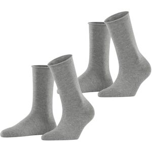 Socken ESPRIT "Basic Pure", Damen, Gr. 39-42, light graumeliert, Baumwollmischung, unifarben, normal, Socken Socken, ohne einschneidendes Bündchen, Basic-Socke, Uni-Strümpfe atmungsaktiv Socken ESPRIT "Basic Pure", Damen, Gr. 39-42, light graumeliert, Baumwollmischung, unifarben, normal, Socken Socken, ohne einschneidendes Bündchen, Basic-Socke, Uni-Strümpfe atmungsaktiv
