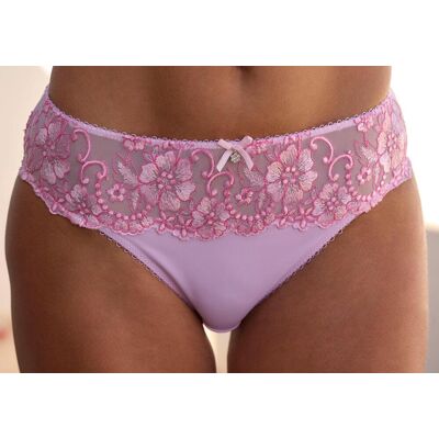 Bikinislip LASCANA "Wanda", Damen, Gr. 44/46, rosa (pink, rose), Microtouch, Obermaterial: 80% Polyamid, 12% Polyester, 8% Elasthan, figurbetont, Unterhosen Bikinislip, mit Stickerei Spitze in floraler Optik Bikinislip LASCANA "Wanda", Damen, Gr. 44/46, rosa (pink, rose), Microtouch, Obermaterial: 80% Polyamid, 12% Polyester, 8% Elasthan, figurbetont, Unterhosen Bikinislip, mit Stickerei Spitze in floraler Optik