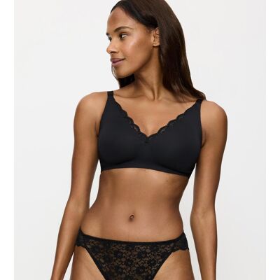 Minimizer-BH TRIUMPH "Amourette N01", Damen, Gr. 70, Cup C, schwarz, Microtouch, Obermaterial: 75% Polyamid, 25% Elasthan, unifarben, BHs Minimizer-BH, mit Spitzendetails und ohne Bügel Minimizer-BH TRIUMPH "Amourette N01", Damen, Gr. 70, Cup C, schwarz, Microtouch, Obermaterial: 75% Polyamid, 25% Elasthan, unifarben, BHs Minimizer-BH, mit Spitzendetails und ohne Bügel