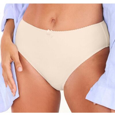 Slip NUANCE, Damen, Gr. 56/58, braun (toffee), Obermaterial: 95% Baumwolle, 5% Elasthan, Unterhosen Slip, hoch geschnittener Slip aus Baumwolle Slip NUANCE, Damen, Gr. 56/58, braun (toffee), Obermaterial: 95% Baumwolle, 5% Elasthan, Unterhosen Slip, hoch geschnittener Slip aus Baumwolle