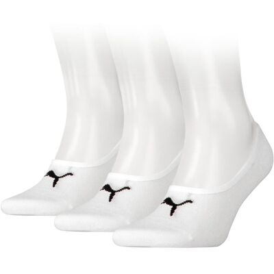 Füsslinge PUMA "PUMA UNISEX FOOTIE 3P", Damen, Gr. 39-42, weiss (weiß), Baumwollmischung, elastisch, Socken Füsslinge, NoShow Socks, atmungsaktiv, elastisches Bündchen Füsslinge PUMA "PUMA UNISEX FOOTIE 3P", Damen, Gr. 39-42, weiss (weiß), Baumwollmischung, elastisch, Socken Füsslinge, NoShow Socks, atmungsaktiv, elastisches Bündchen