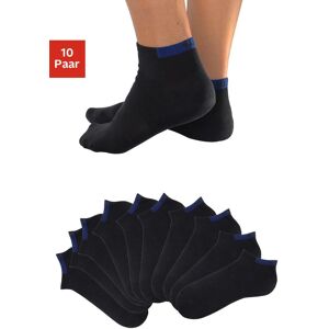 H.I.S. Sneakersocken H.I.S, Herren, Gr. 39-42, schwarz, Baumwolle, Elasthan, Polyamid, unifarben, elastisch, Socken Sneakersocken, mit verstärkten Belastungszonen H.I.S. Sneakersocken H.I.S, Herren, Gr. 39-42, schwarz, Baumwolle, Elasthan, Polyamid, unifarben, elastisch, Socken Sneakersocken, mit verstärkten Belastungszonen