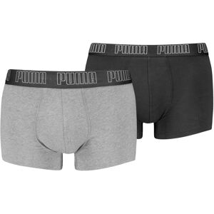 Boxer PUMA "Everyday Hipster", Herren, Gr. XL, grau (grau, meliert, schwarz), Obermaterial: 95% Baumwolle, 5% Elasthan, bedruckt, unifarben mit Farbeinsatz, körpernah, Unterhosen Boxer, ohne Eingriff, Logobund Boxer PUMA "Everyday Hipster", Herren, Gr. XL, grau (grau, meliert, schwarz), Obermaterial: 95% Baumwolle, 5% Elasthan, bedruckt, unifarben mit Farbeinsatz, körpernah, Unterhosen Boxer, ohne Eingriff, Logobund