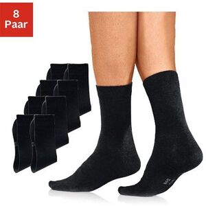 H.I.S. Basicsocken H.I.S, Herren, Gr. 39-42, schwarz, Baumwolle, Elasthan, Polyamid, unifarben, elastisch, Socken Basicsocken, mit hohem Baumwollanteil H.I.S. Basicsocken H.I.S, Herren, Gr. 39-42, schwarz, Baumwolle, Elasthan, Polyamid, unifarben, elastisch, Socken Basicsocken, mit hohem Baumwollanteil