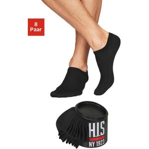 H.I.S. Sneakersocken H.I.S, Herren, Gr. 43-46, schwarz (8x schwarz), Baumwolle, Polyamid, uni, Socken Sneakersocken, in der Geschenkdose H.I.S. Sneakersocken H.I.S, Herren, Gr. 43-46, schwarz (8x schwarz), Baumwolle, Polyamid, uni, Socken Sneakersocken, in der Geschenkdose