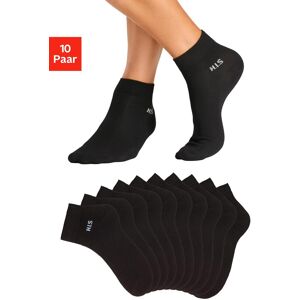 H.I.S. Kurzsocken H.I.S, Herren, Gr. 43-46, schwarz (10x schwarz), Baumwollmischung, unifarben, elastisch, Socken Kurzsocken, mit farbigem Innenbund H.I.S. Kurzsocken H.I.S, Herren, Gr. 43-46, schwarz (10x schwarz), Baumwollmischung, unifarben, elastisch, Socken Kurzsocken, mit farbigem Innenbund