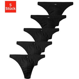 H.I.S. String H.I.S "Herren Unterhose", Herren, Gr. 3 (XS), 5 Stk., schwarz, Jersey, Obermaterial: 95% Baumwolle, 5% Elasthan, unifarben, körpernah, Unterhosen String, in Baumwollstretch-Qualität H.I.S. String H.I.S "Herren Unterhose", Herren, Gr. 3 (XS), 5 Stk., schwarz, Jersey, Obermaterial: 95% Baumwolle, 5% Elasthan, unifarben, körpernah, Unterhosen String, in Baumwollstretch-Qualität
