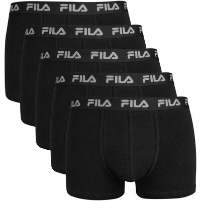 Boxer FILA "MAN BOXER SHORTS", Herren, Gr. XXL, schwarz, Jersey, Obermaterial: 95% Baumwolle, 5% Elasthan, bedruckt, unifarben, körpernah, Unterhosen Boxer, ohne Eingriff, mit Logobund Boxer FILA "MAN BOXER SHORTS", Herren, Gr. XXL, schwarz, Jersey, Obermaterial: 95% Baumwolle, 5% Elasthan, bedruckt, unifarben, körpernah, Unterhosen Boxer, ohne Eingriff, mit Logobund