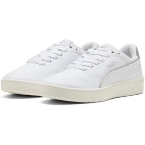 Sneaker PUMA "COURT LALLY DAYINIGHT", Damen, Gr. 41, weiss (puma weiß, puma weiß, puma silber), Synthetik, Schuhe Sneaker Sneaker PUMA "COURT LALLY DAYINIGHT", Damen, Gr. 41, weiss (puma weiß, puma weiß, puma silber), Synthetik, Schuhe Sneaker