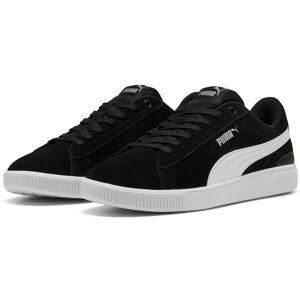 Sneaker PUMA "VIKKY V3", Damen, Gr. 42, schwarz-weiss (puma schwarz, puma weiß, puma weiß, puma silber), Leder, Schuhe Sneaker Sneaker PUMA "VIKKY V3", Damen, Gr. 42, schwarz-weiss (puma schwarz, puma weiß, puma weiß, puma silber), Leder, Schuhe Sneaker