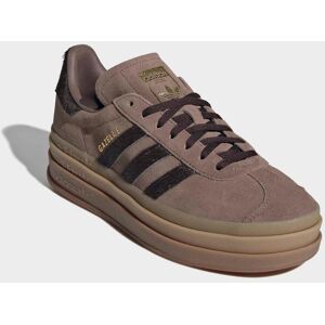 Sneaker ADIDAS ORIGINALS "GAZELLE BOLD", Damen, Gr. 40, earth strata, aurora coffee, gold metallic, Leder, Schuhe Sneaker Sneaker ADIDAS ORIGINALS "GAZELLE BOLD", Damen, Gr. 40, earth strata, aurora coffee, gold metallic, Leder, Schuhe Sneaker