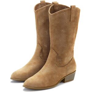 Westernstiefel LASCANA, Damen, Gr. 39, braun (camelfarben), Obermaterial: 100% Textilmaterial. Decksohle: 100% Lederimitat. Futter: 100% Lederimitat. Laufsohle: 100% Synthetik, unifarben, Basic, Schuhe Westernstiefel, Sommer Boots, Ankle Stiefelette, Schl Westernstiefel LASCANA, Damen, Gr. 39, braun (camelfarben), Obermaterial: 100% Textilmaterial. Decksohle: 100% Lederimitat. Futter: 100% Lederimitat. Laufsohle: 100% Synthetik, unifarben, Basic, Schuhe Westernstiefel, Sommer Boots, Ankle Stiefelette, Schl