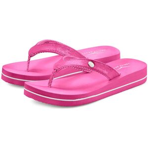 Badezehentrenner VENICE BEACH "Sandale, Badeschuh, Badelatsche, Flip Flop, Badeschlappe, Pantolette", Damen, Gr. 42, pink, Obermaterial: 100% Textilmaterial. Decksohle: 100% Synthetik. Futter: 100% Textilmaterial. Laufsohle: 100% Synthetik, Glitzer, unifa Badezehentrenner VENICE BEACH "Sandale, Badeschuh, Badelatsche, Flip Flop, Badeschlappe, Pantolette", Damen, Gr. 42, pink, Obermaterial: 100% Textilmaterial. Decksohle: 100% Synthetik. Futter: 100% Textilmaterial. Laufsohle: 100% Synthetik, Glitzer, unifa