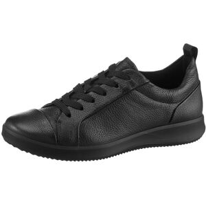 Sneaker ARA "ROMA", Damen, Gr. 5,5 (38,5), schwarz, Glattleder, unifarben, Schuhe Sneaker, Freizeitschuh, Halbschuh, Schnürschuh mit High Soft Fussbett, G-Weite Sneaker ARA "ROMA", Damen, Gr. 5,5 (38,5), schwarz, Glattleder, unifarben, Schuhe Sneaker, Freizeitschuh, Halbschuh, Schnürschuh mit High Soft Fussbett, G-Weite