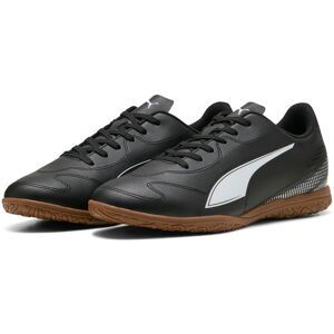 Fussballschuh PUMA "VITORIA II IT", Herren, Gr. 46, schwarz-weiss (puma schwarz, puma weiß), Synthetik, Schuhe Fussballschuh, für Halle und Strasse, mit Gummilaufsohle Fussballschuh PUMA "VITORIA II IT", Herren, Gr. 46, schwarz-weiss (puma schwarz, puma weiß), Synthetik, Schuhe Fussballschuh, für Halle und Strasse, mit Gummilaufsohle