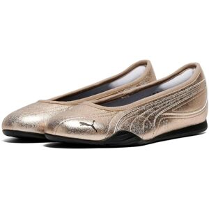 Sneaker PUMA "CATCH SOLEIL BALLERINA METALLIC WHISPER", Damen, Gr. 41, puma gold, puma schwarz, Synthetik, Schuhe Sneaker, mit profillaufsohle aus Gummi, mit Textilmix und Textilfutter Sneaker PUMA "CATCH SOLEIL BALLERINA METALLIC WHISPER", Damen, Gr. 41, puma gold, puma schwarz, Synthetik, Schuhe Sneaker, mit profillaufsohle aus Gummi, mit Textilmix und Textilfutter