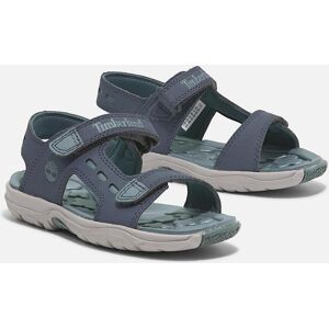 Sandale TIMBERLAND "MOSS JUMP BACKSTRAP SANDAL", Mädchen, Gr. 28, dunkelblau, Leder, Schuhe Sandale, aus Leder Sandale TIMBERLAND "MOSS JUMP BACKSTRAP SANDAL", Mädchen, Gr. 28, dunkelblau, Leder, Schuhe Sandale, aus Leder