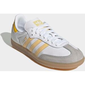 Sneaker ADIDAS ORIGINALS "SAMBA OG", Damen, Gr. 37, cloud weiß, orange tint, eqt gelb, Leder, Schuhe Sneaker Sneaker ADIDAS ORIGINALS "SAMBA OG", Damen, Gr. 37, cloud weiß, orange tint, eqt gelb, Leder, Schuhe Sneaker
