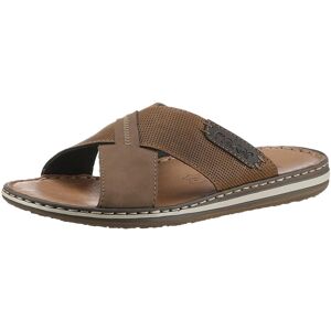 Pantolette RIEKER, Herren, Gr. 45, braun (nussbraun, taupe), Leder, Lederimitat, Schuhe Pantolette, Sommerschuh, Schlappen, Poolslide, 150 Jahre RIEKER Jubiläumsartikel Pantolette RIEKER, Herren, Gr. 45, braun (nussbraun, taupe), Leder, Lederimitat, Schuhe Pantolette, Sommerschuh, Schlappen, Poolslide, 150 Jahre RIEKER Jubiläumsartikel