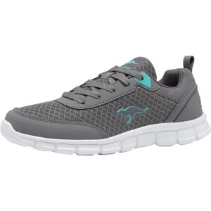 Sneaker KANGAROOS "K-RF BETHY", Damen, Gr. 42, grau (steel grau, ocean), Synthetik, Textil, Schuhe Sneaker, Atmungsaktiv Sneaker KANGAROOS "K-RF BETHY", Damen, Gr. 42, grau (steel grau, ocean), Synthetik, Textil, Schuhe Sneaker, Atmungsaktiv