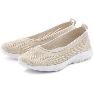 Sneaker Ballerinas LASCANA "Halbschuh, Slip-On-Sneaker", Damen, Gr. 39, beige, Obermaterial: 100% Textilmaterial. Decksohle: 100% Textilmaterial. Futter: 100% Textilmaterial. Laufsohle: 100% Synthetik, unifarben, Schuhe Sneaker Ballerinas, zum Reinschlüpf Sneaker Ballerinas LASCANA "Halbschuh, Slip-On-Sneaker", Damen, Gr. 39, beige, Obermaterial: 100% Textilmaterial. Decksohle: 100% Textilmaterial. Futter: 100% Textilmaterial. Laufsohle: 100% Synthetik, unifarben, Schuhe Sneaker Ballerinas, zum Reinschlüpf