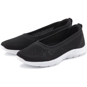 Sneaker Ballerinas LASCANA "Halbschuh, Slip-On-Sneaker", Damen, Gr. 35, schwarz, Obermaterial: 100% Textilmaterial. Decksohle: 100% Textilmaterial. Futter: 100% Textilmaterial. Laufsohle: 100% Synthetik, unifarben, Sportlich, Schuhe Sneaker Ballerinas, zu Sneaker Ballerinas LASCANA "Halbschuh, Slip-On-Sneaker", Damen, Gr. 35, schwarz, Obermaterial: 100% Textilmaterial. Decksohle: 100% Textilmaterial. Futter: 100% Textilmaterial. Laufsohle: 100% Synthetik, unifarben, Sportlich, Schuhe Sneaker Ballerinas, zu