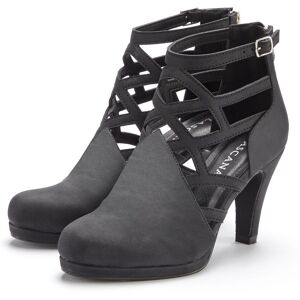 Stiefelette LASCANA "Stiefel, Boots", Damen, Gr. 37, schwarz, Obermaterial: 100% Lederimitat. Decksohle: 100% Lederimitat. Futter: 100% Lederimitat. Laufsohle: 100% Synthetik, unifarben, Schuhe Stiefelette, mit Cut-Outs VEGAN Stiefelette LASCANA "Stiefel, Boots", Damen, Gr. 37, schwarz, Obermaterial: 100% Lederimitat. Decksohle: 100% Lederimitat. Futter: 100% Lederimitat. Laufsohle: 100% Synthetik, unifarben, Schuhe Stiefelette, mit Cut-Outs VEGAN