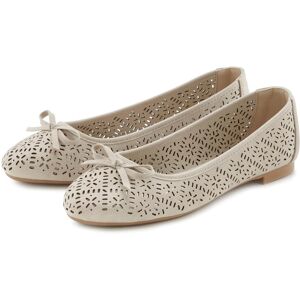 Ballerina LASCANA "Slip-On-Sneaker, Freizeitschuh, Slipper, Halbschuh", Damen, Gr. 44, beige, Obermaterial: 100% Lederimitat. Decksohle: 100% Lederimitat. Futter: 100% Lederimitat. Laufsohle: 100% Synthetik, unifarben, Basic, Schuhe Ballerina, mit kleinen Ballerina LASCANA "Slip-On-Sneaker, Freizeitschuh, Slipper, Halbschuh", Damen, Gr. 44, beige, Obermaterial: 100% Lederimitat. Decksohle: 100% Lederimitat. Futter: 100% Lederimitat. Laufsohle: 100% Synthetik, unifarben, Basic, Schuhe Ballerina, mit kleinen