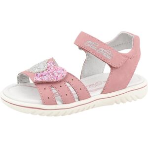 Sandale TOM TAILOR, Mädchen, Gr. 40, rosa (altrosa), Lederimitat, Glitzer, festlich, Schuhe Sandale, Festtagsschuh, Klettschuh, Sommerschuh mit Glitzer-Herzen Sandale TOM TAILOR, Mädchen, Gr. 40, rosa (altrosa), Lederimitat, Glitzer, festlich, Schuhe Sandale, Festtagsschuh, Klettschuh, Sommerschuh mit Glitzer-Herzen