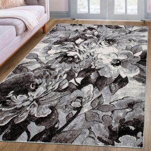Teppich GOODPRODUCT "Almrose" Gr. 1, grau, B:60cm H:9mm L:90cm, Kunstfaser, Teppiche, Teppich, mit besonders weichem Flor, Blumen Muster, florales Design, Kurzflor Teppich GOODPRODUCT "Almrose" Gr. 1, grau, B:60cm H:9mm L:90cm, Kunstfaser, Teppiche, Teppich, mit besonders weichem Flor, Blumen Muster, florales Design, Kurzflor