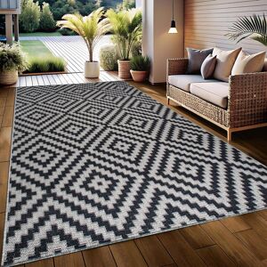 Teppich GOODPRODUCT "Cordoba auch als Läufer erhältlich" Gr. 1, schwarz, B:60cm H:3mm L:110cm, Kunstfaser, Teppiche, Teppich, In- und Outdoor geeignet, Sisal-Optik, Wetterfest & UV-beständig, Boho Teppich GOODPRODUCT "Cordoba auch als Läufer erhältlich" Gr. 1, schwarz, B:60cm H:3mm L:110cm, Kunstfaser, Teppiche, Teppich, In- und Outdoor geeignet, Sisal-Optik, Wetterfest & UV-beständig, Boho