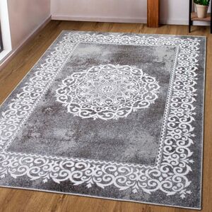 Teppich GOODPRODUCT "Dafna" Gr. 1, grau, B:60cm H:9mm L:90cm, Kunstfaser, Teppiche, Teppich, Orient-Optik, Vintage Design, Kurzflor, pflegeleicht, dezenter Glanz Teppich GOODPRODUCT "Dafna" Gr. 1, grau, B:60cm H:9mm L:90cm, Kunstfaser, Teppiche, Teppich, Orient-Optik, Vintage Design, Kurzflor, pflegeleicht, dezenter Glanz