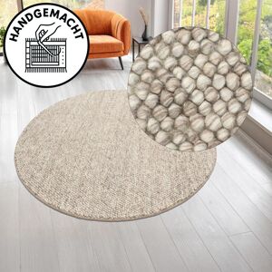 Teppich "Ainhoa, handgewebt, Wolle" Gr. 10, sand, H:12mm Ø:200cm, Kunstfaser, Wolle, LEGER HOME BY LENA GERCKE, Teppiche, Teppich, Teppich, Wohnzimmer, Schlafzimmer, Esszimmer Teppich "Ainhoa, handgewebt, Wolle" Gr. 10, sand, H:12mm Ø:200cm, Kunstfaser, Wolle, LEGER HOME BY LENA GERCKE, Teppiche, Teppich, Teppich, Wohnzimmer, Schlafzimmer, Esszimmer