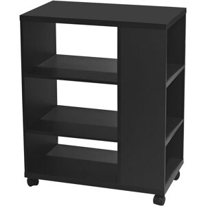 Rollwagen GOODPRODUCT "LOKVE, Rollcontainer, Druckertisch, Rollregal", schwarz, B:60cm H:75cm T:35cm, Holzwerkstoff, Rollwagen, Rollwagen, Rollen feststellbar, 6 Fächer, Höhe 75 cm Rollwagen GOODPRODUCT "LOKVE, Rollcontainer, Druckertisch, Rollregal", schwarz, B:60cm H:75cm T:35cm, Holzwerkstoff, Rollwagen, Rollwagen, Rollen feststellbar, 6 Fächer, Höhe 75 cm