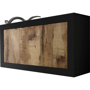 Sideboard HOME AFFAIRE "Basic Breite 160 cm, Kommode 3 Türen, Anrichte", schwarz (schwarz matt, pero), B:160cm H:86cm T:43cm, Sideboards, Sideboard, Metallgriff, moderne Rahmenoptik, viel Stauraum, Farbauswahl Sideboard HOME AFFAIRE "Basic Breite 160 cm, Kommode 3 Türen, Anrichte", schwarz (schwarz matt, pero), B:160cm H:86cm T:43cm, Sideboards, Sideboard, Metallgriff, moderne Rahmenoptik, viel Stauraum, Farbauswahl