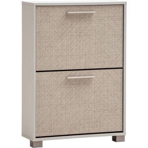 Schuhschrank SCHILDMEYER "Edno Schuhschrank, Breite 59 cm", beige (cremebeige), B:59,8cm H:85,2cm T:19,5cm, FSC-zertifizierter Holzwerkstoff, Schränke, Schuhschrank, Fronten in Canasta-Dekor mit Korbgeflecht-Design, Platz für 6 Paar Schuhschrank SCHILDMEYER "Edno Schuhschrank, Breite 59 cm", beige (cremebeige), B:59,8cm H:85,2cm T:19,5cm, FSC-zertifizierter Holzwerkstoff, Schränke, Schuhschrank, Fronten in Canasta-Dekor mit Korbgeflecht-Design, Platz für 6 Paar