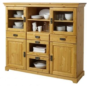 Sideboard GOODPRODUCT "Rügen", natur, B:145cm H:130cm T:40cm, FSC-zertifiziertes Massivholz, Sideboards, Sideboard, aus massiver Kiefer, Breite 145 cm, made in EU Sideboard GOODPRODUCT "Rügen", natur, B:145cm H:130cm T:40cm, FSC-zertifiziertes Massivholz, Sideboards, Sideboard, aus massiver Kiefer, Breite 145 cm, made in EU