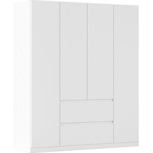 Rauch Mainz Kleiderschrank - Modern, Grifflos, Weiß Rauch Mainz Kleiderschrank - Modern, Grifflos, Weiß