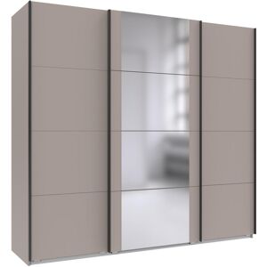 Schwebetürenschrank WIMEX "Bern Schiebetürenschrank", schwarz (saharagrau, griffe: schwarz), B:225cm H:210cm T:64cm, Holzwerkstoff, Schränke, Schwebetürenschrank, Schrank mit zusätzlicher Innenausstattung, Garderobe Schwebetürenschrank WIMEX "Bern Schiebetürenschrank", schwarz (saharagrau, griffe: schwarz), B:225cm H:210cm T:64cm, Holzwerkstoff, Schränke, Schwebetürenschrank, Schrank mit zusätzlicher Innenausstattung, Garderobe