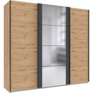 Schwebetürenschrank WIMEX "Bern Schiebetürenschrank", schwarz (artisan eiche nachbildung, graphit, griffe: schwarz), B:180cm H:210cm T:64cm, Holzwerkstoff, Schränke, Schwebetürenschrank, Schrank mit zusätzlicher Innenausstattung, Garderobe Schwebetürenschrank WIMEX "Bern Schiebetürenschrank", schwarz (artisan eiche nachbildung, graphit, griffe: schwarz), B:180cm H:210cm T:64cm, Holzwerkstoff, Schränke, Schwebetürenschrank, Schrank mit zusätzlicher Innenausstattung, Garderobe