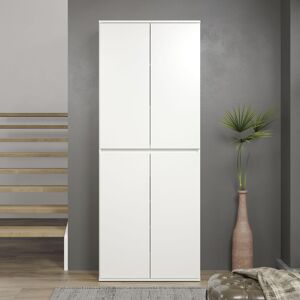 INOSIGN Novara Weiß Schrank - 4 Türen, 6 Einlegeböden, 8 Fächer INOSIGN Novara Weiß Schrank - 4 Türen, 6 Einlegeböden, 8 Fächer