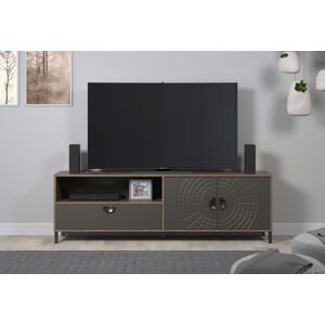 Lowboard HOME AFFAIRE "Fusion", perlbronze, rostoptik, B:183cm H:55cm T:40cm, Holzwerkstoff, Kunststoff, MDF, Metall, Sideboards, Lowboard, TV-Lowboard mit Soft-Close-Türen & Schubkasten – (B/T/H) 183/40/55 cm Lowboard HOME AFFAIRE "Fusion", perlbronze, rostoptik, B:183cm H:55cm T:40cm, Holzwerkstoff, Kunststoff, MDF, Metall, Sideboards, Lowboard, TV-Lowboard mit Soft-Close-Türen & Schubkasten – (B/T/H) 183/40/55 cm