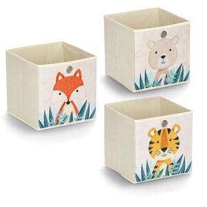 Aufbewahrungsbox ZELLER PRESENT "Animals", beige, B:28cm H:28cm T:28cm, Vlies, Aufbewahrungsboxen, Aufbewahrungsbox, Vlies, faltbar, verschiedene Tiermotive Aufbewahrungsbox ZELLER PRESENT "Animals", beige, B:28cm H:28cm T:28cm, Vlies, Aufbewahrungsboxen, Aufbewahrungsbox, Vlies, faltbar, verschiedene Tiermotive