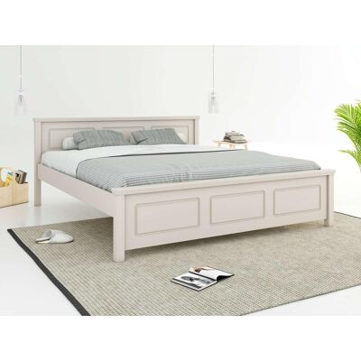 Massivholzbett GOODPRODUCT "ERIK', Made in Europe, optional mit Schublade, Massivholz Kiefer", cashmere, beige, B:190cm H:85,8cm L:213cm, Betten, Massivholzbett, in mehreren Grössen, Landhausstil mit Kassettenoptik Massivholzbett GOODPRODUCT "ERIK', Made in Europe, optional mit Schublade, Massivholz Kiefer", cashmere, beige, B:190cm H:85,8cm L:213cm, Betten, Massivholzbett, in mehreren Grössen, Landhausstil mit Kassettenoptik